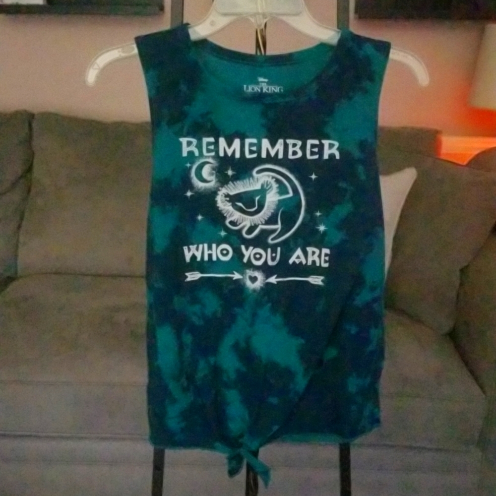 Lion King tie-dye tank top